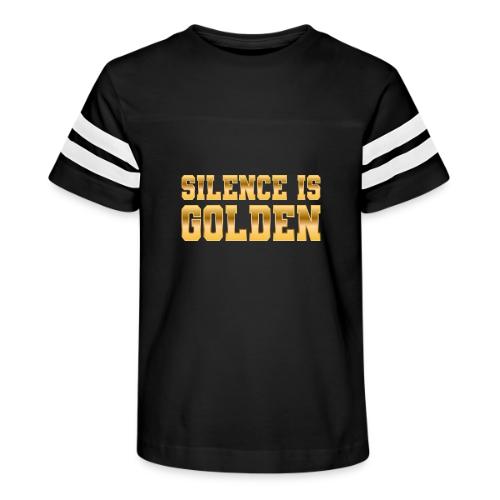 Silence is Golden - Kid's Football Tee