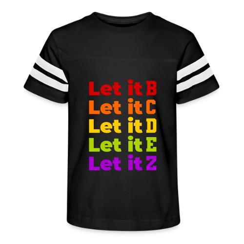 Let It Be Alphabetical - Kid's Football Tee
