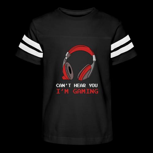 Can't Hear You, I'm Gaming (Headphones) - Kid's Football Tee
