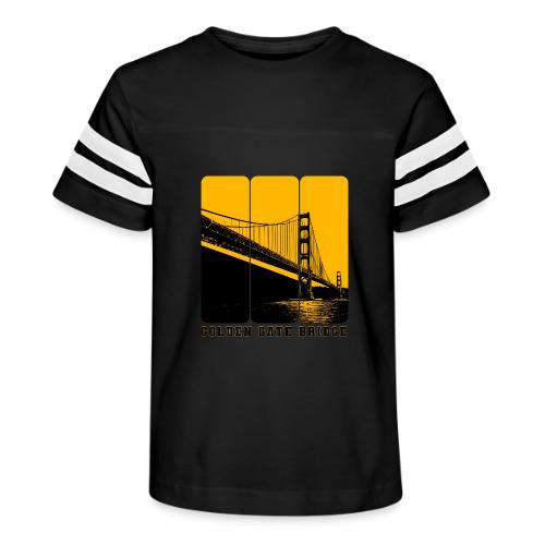 Golden Gate Bold Icon - Kid's Football Tee