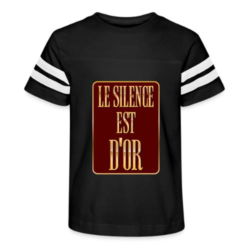 Silence is golden - Kid's Football Tee