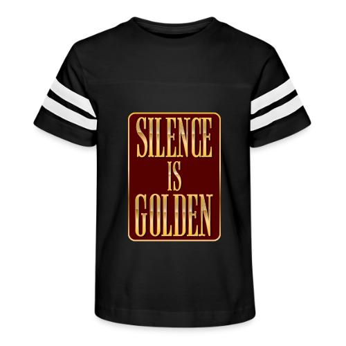 Silence Is Golden - Kid's Football Tee