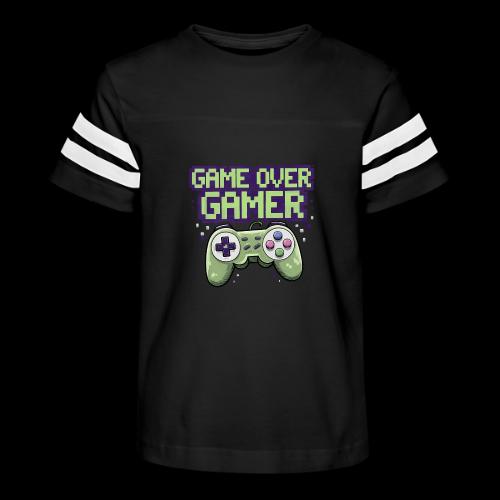 Game Over Gamer - Kid's Football Tee