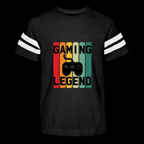 Gaming Legend Retro Bars - Kid's Football Tee