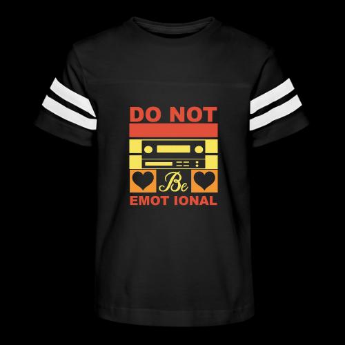 Do Not Be Emotional Gaming Audio - Kid's Football Tee