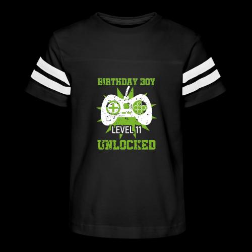 Birthday Boy: Level 11 Unlocked! - Kid's Football Tee
