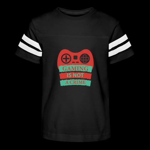 Gaming Is Not A Crime! - Kid's Football Tee