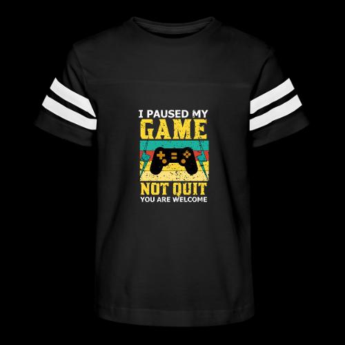 I Paused My Game, Not Quit! - Kid's Football Tee