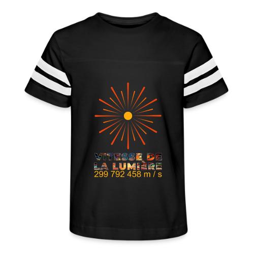 Speed of light - Kid's Football Tee