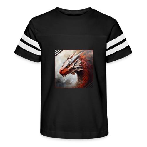 Mystic Dragon Realm - Kid's Football Tee