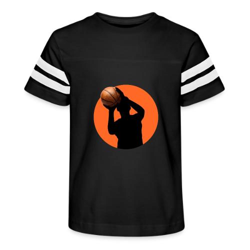 Basketball: Focused Precision - Kid's Football Tee