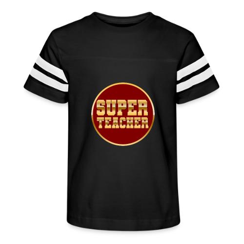 Super Teacher - Kid's Football Tee