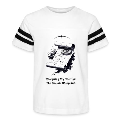 Cosmic Blueprint T-Shirt - Kid's Football Tee