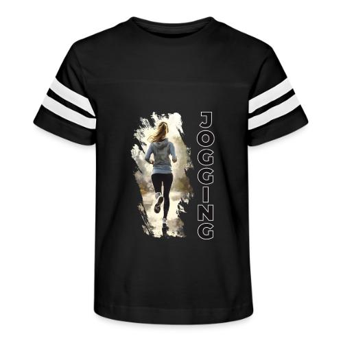 Jogging: Run into Motion - Kid's Football Tee