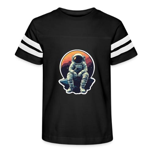 Astronaut in the Void - Kid's Football Tee