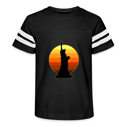 USA: Golden Horizon Liberty - Kid's Football Tee