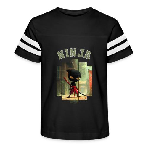 Cute Ninja Attack - Kid's Football Tee