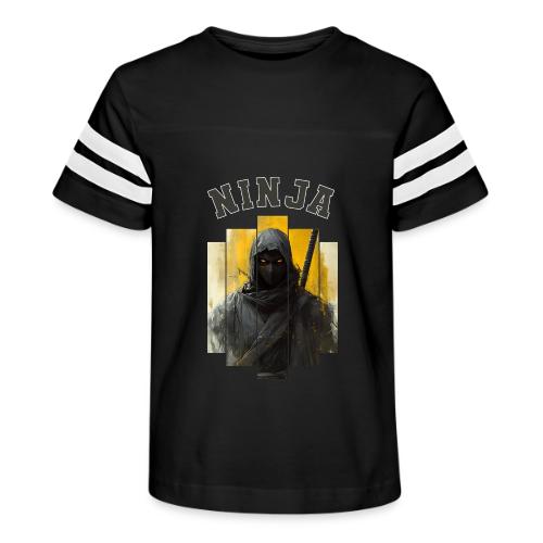 Silent Ninja Code - Kid's Football Tee