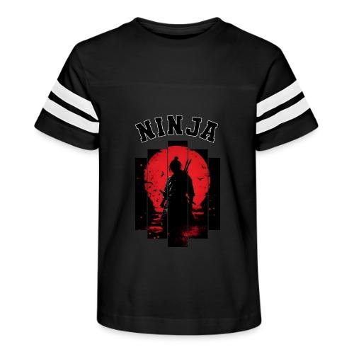 Ninja in the Shadows - Kid's Football Tee