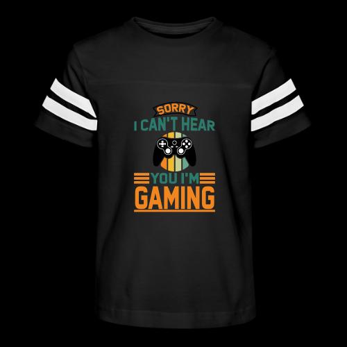 Sorry, I'm Gaming! - Kid's Football Tee