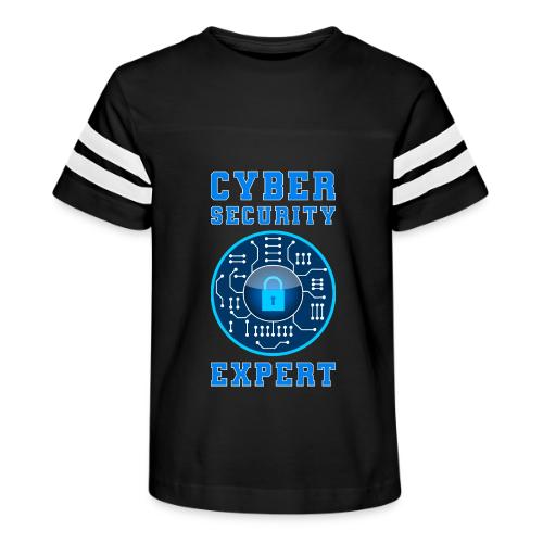 Cyber Security Expert - Kid's Football Tee