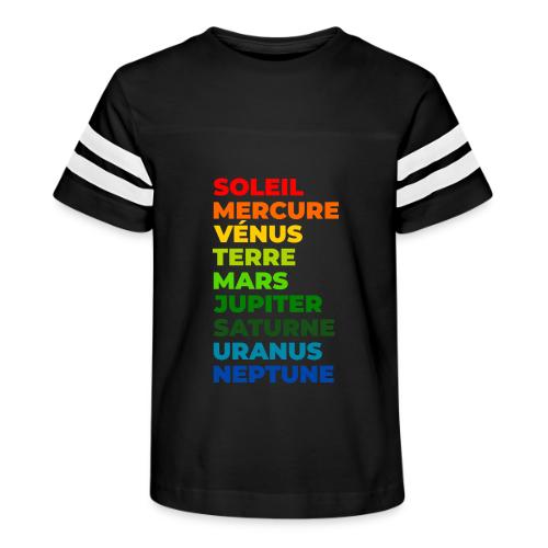 Solar System in Color - Kid's Football Tee