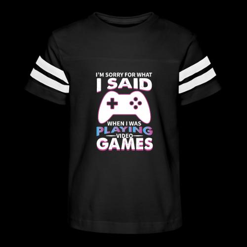 I'm Sorry For What I Said - Kid's Football Tee