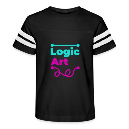 Art vs Logic - Kid's Football Tee