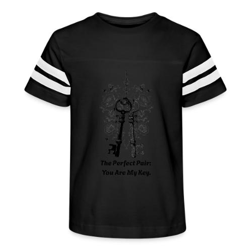 Valentine love keys - Kid's Football Tee