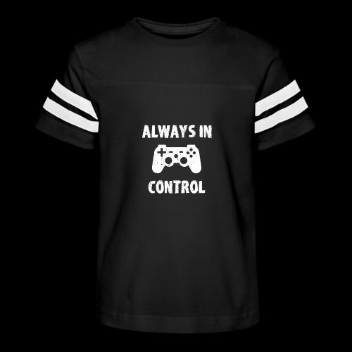 Always In Control (of My Game!) - Kid's Football Tee