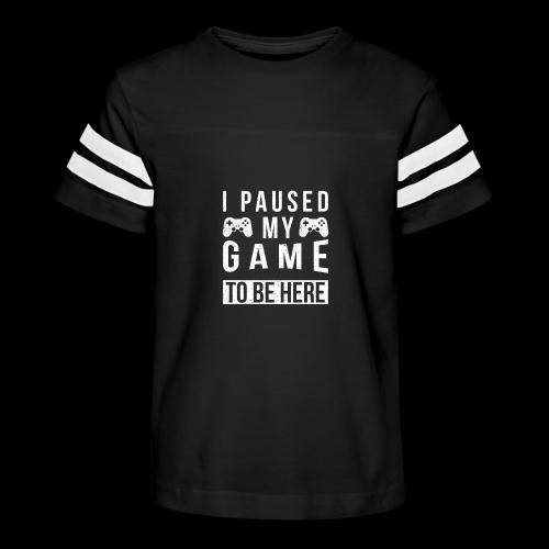 Two Controller I Paused My Game For You - Kid's Football Tee