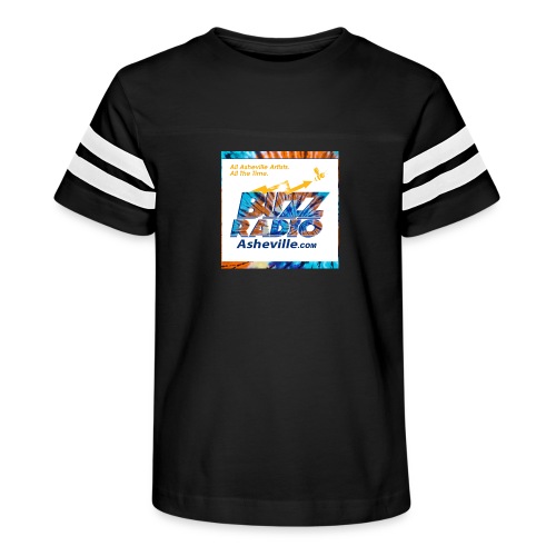 Buzz Radio Asheville - Show Your Support! - Kid's Vintage Sports T-Shirt