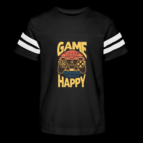 Happiness is a Game Controller Away - Kid's Football Tee