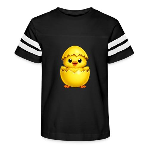 Easter Chick yellow - Kid's Football Tee