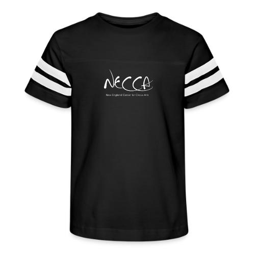 White NECCA Logo - Kid's Football Tee