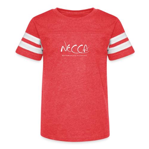 White NECCA Logo - Kid's Football Tee