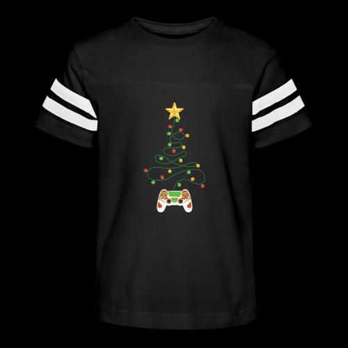 Gaming Christmas Tree Controller - Kid's Football Tee