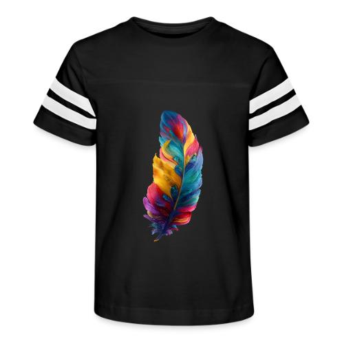 Spectrum Feather Flow - Kid's Football Tee