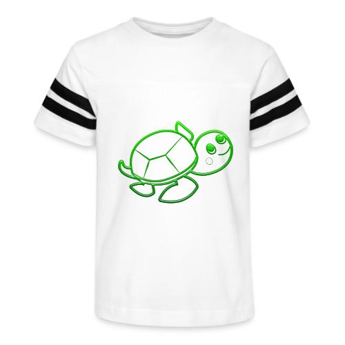 Save Me from the Wee Turtles (white text) - Kid's Football Tee