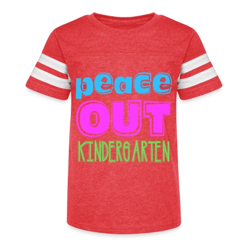 Kreative In Kinder Peace Out - Kid's Football Tee