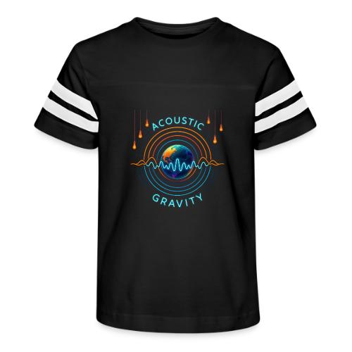 Acoustic Gravity Earth - Kid's Football Tee