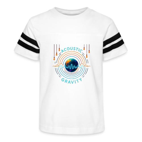 Acoustic Gravity Earth - Kid's Football Tee