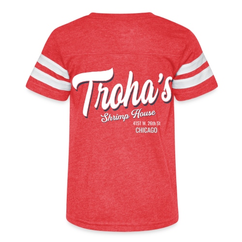 Trohas Shrimp House - Kid's Football Tee