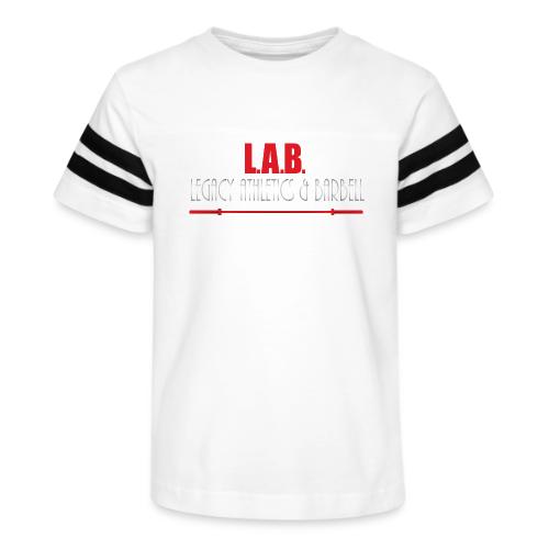Legacy Athletics & Barbell Logo - Kid's Football Tee