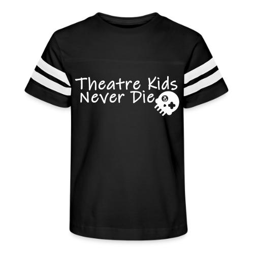 Theatre Kids Never Die (Jersey Look) - Kid's Football Tee