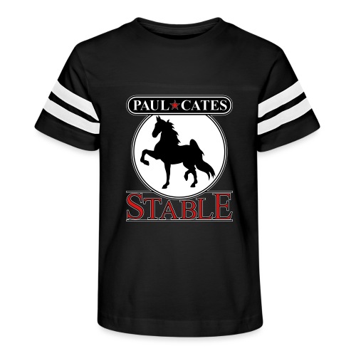 Paul Cates Stable dark shirt - Kid's Vintage Sports T-Shirt