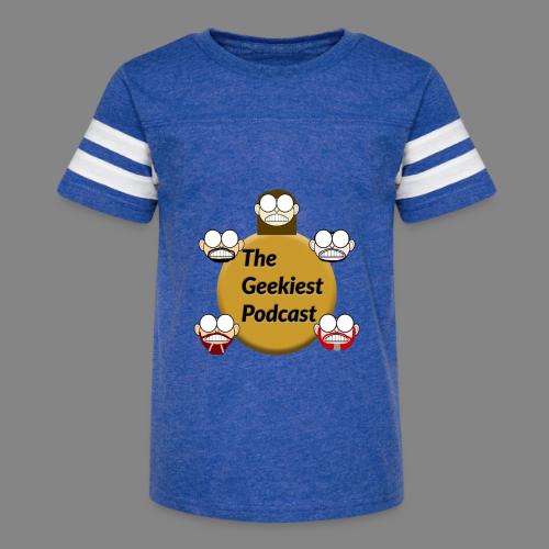 The Geekiest Podcast Logo - Kid's Football Tee