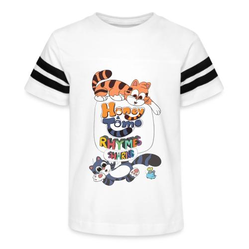 Honey and Tomo Rhymes Sharing - Kid's Football Tee