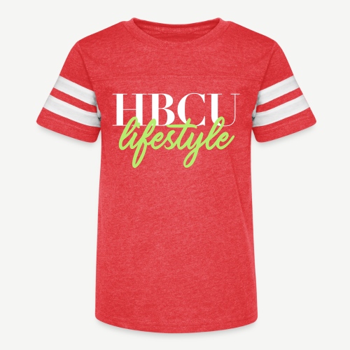 HBCU Lifestyle Script 2 0 - Kid's Vintage Sports T-Shirt