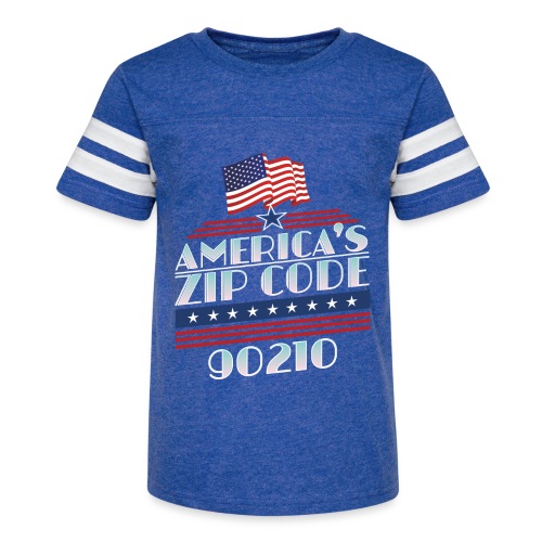 90210 Americas ZipCode Merchandise - Kid's Vintage Sports T-Shirt